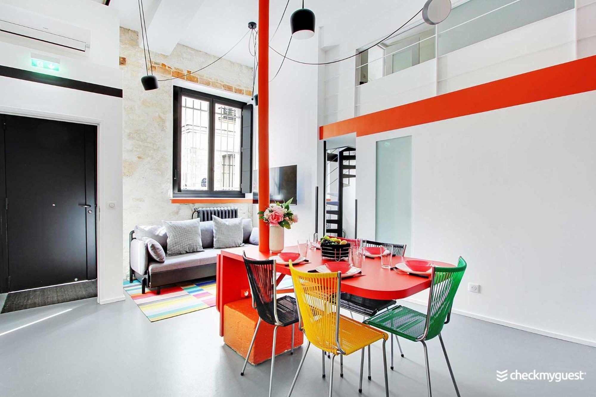 Authentic Apartment - 2Br-6P - Le Marais 巴黎 外观 照片